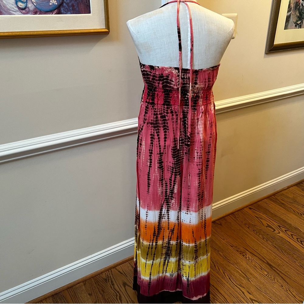 Multicolor Tie-Dye Maxi Dress - Picture 2 of 10
